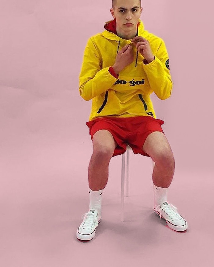 Nylon Short, Red